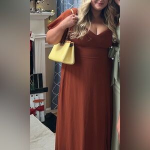 Rust colored Baltic born dress